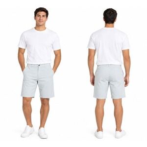 Greyson Shorts Men's 34 Blue Golf Chino Stretch Perfmce (color In Photo Lighter)
